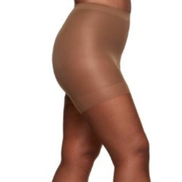 NWT Berkshire All Day Sheer Pantyhose Size Queen Petite Color Dk Brown - Picture 3 of 5